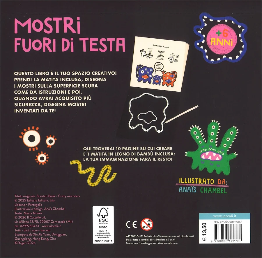 Mostri fuori di testa. Disegni magici