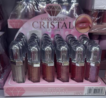 MISS ROSE CRISTAL LIP GLOSS [Conf. da 24 pezzi]