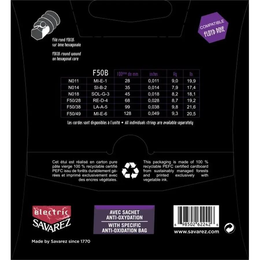 Savarez F50B 11-49, Set/6