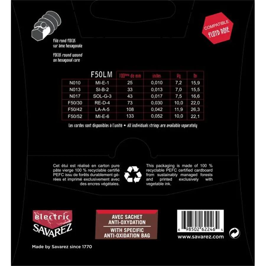 Savarez F50LM 10-52, Set/6