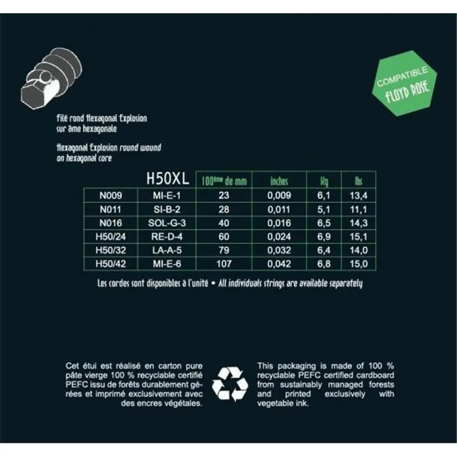 Savarez H50XL Extra Light Set 009/042