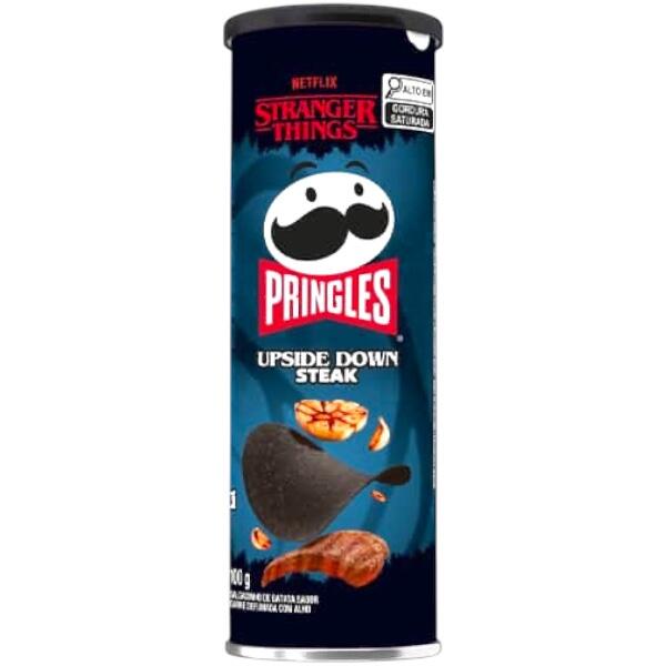 Pringles stranger things upside down steak limited edition 100gr