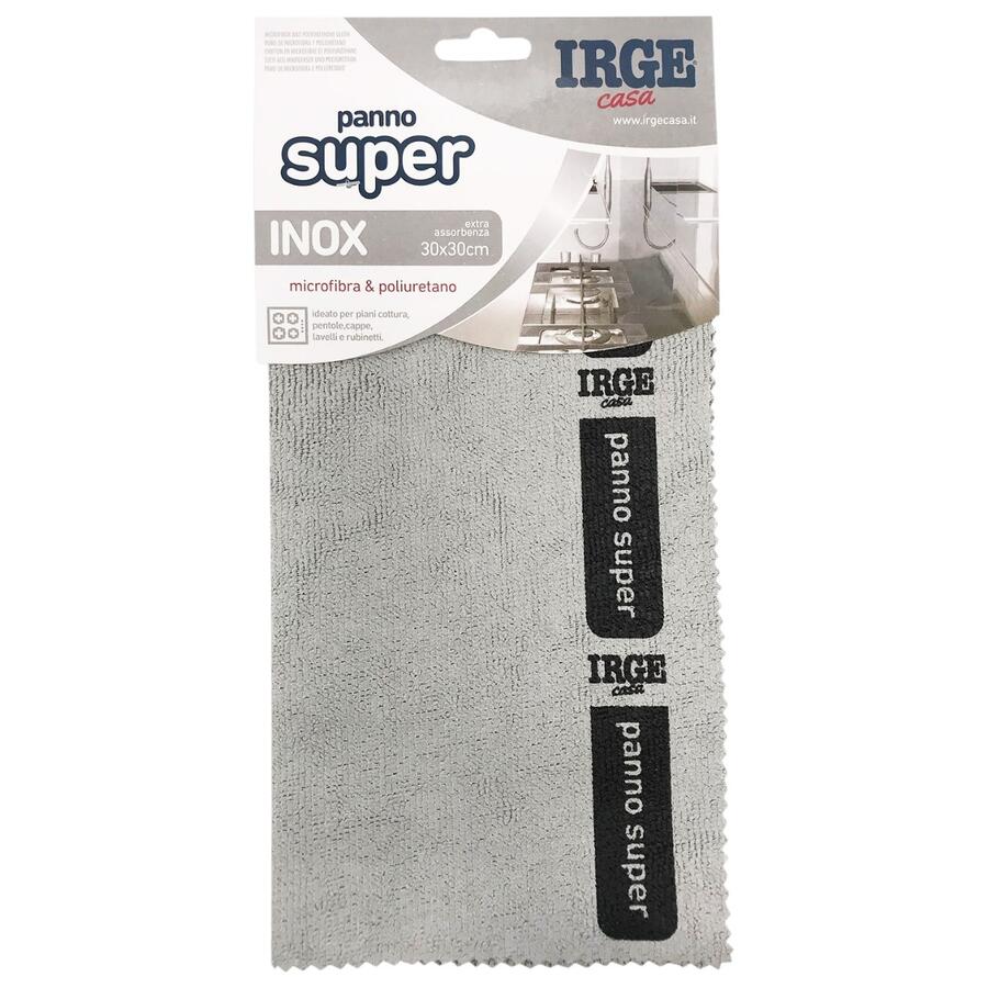 IRGE PANNO INOX 30X30 CM (Confezione da 12 pezzi) 