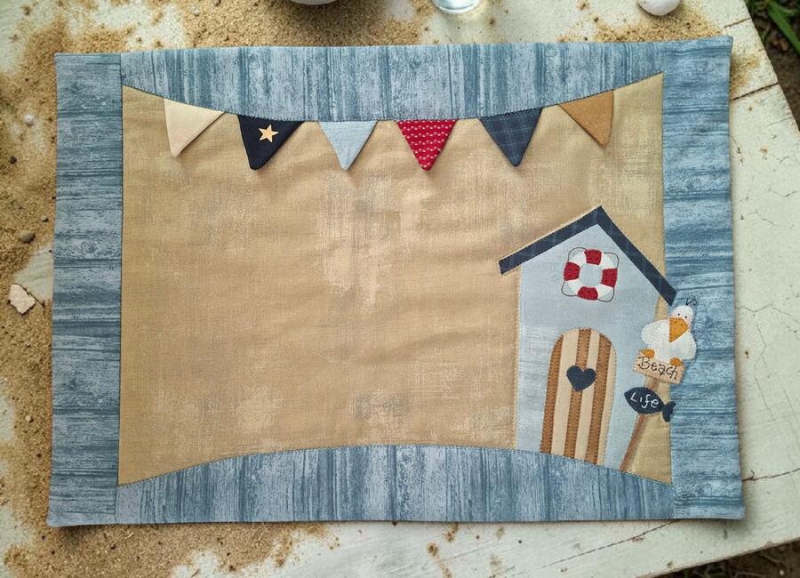 kit per 2 tovagliette home on the beach