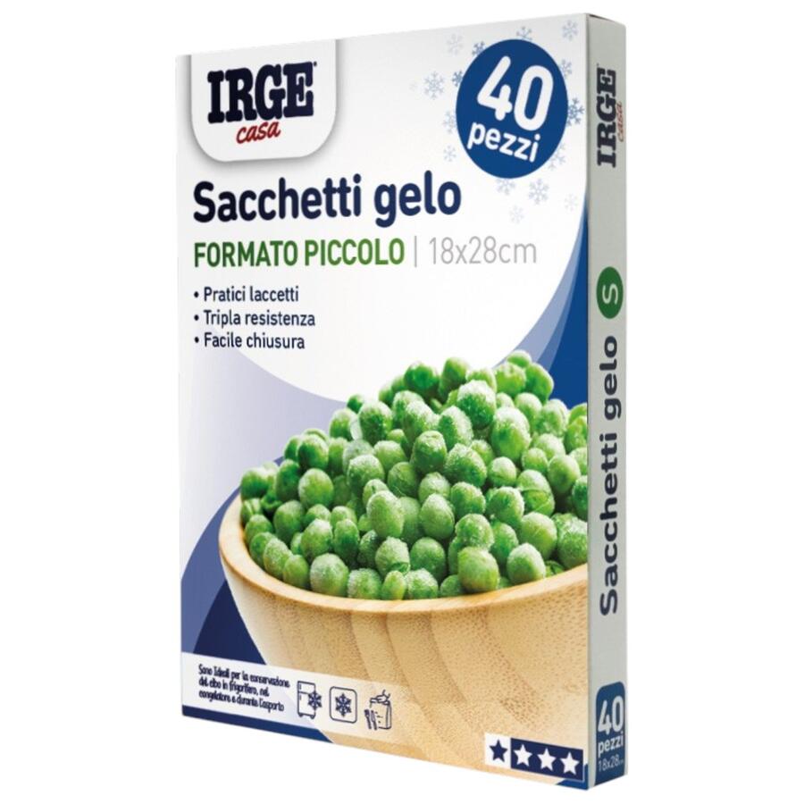 IRGE SACCHETTI GELO 18X28 CM 40 PEZZI (Confezione da 12 pezzi)
