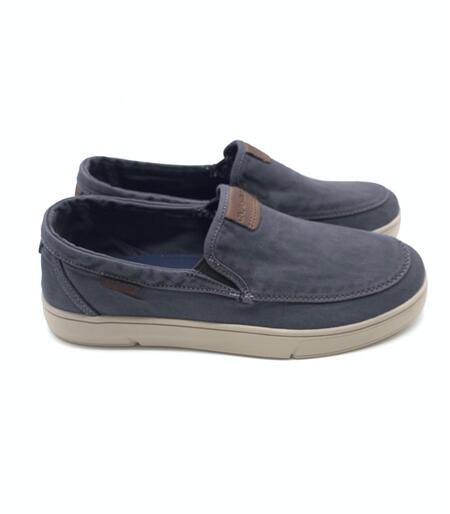 Cafè Noir  Mocassino sportivo in tela blu