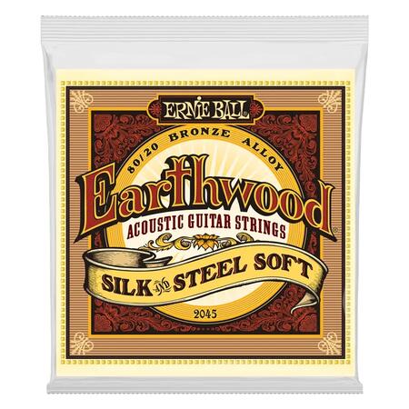 Ernie Ball 2045 Earthwood Silk & Steel 80/20 Bronze Soft 11-52