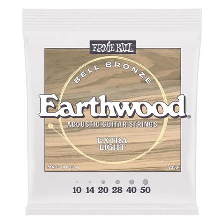 Ernie Ball 2350 Earthwood Bell Bronze Acoustic Extra Light 10-50