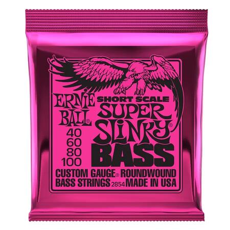 Ernie Ball 2854 Nickel Woudn Scala Corta Spuer Slinky 40-100