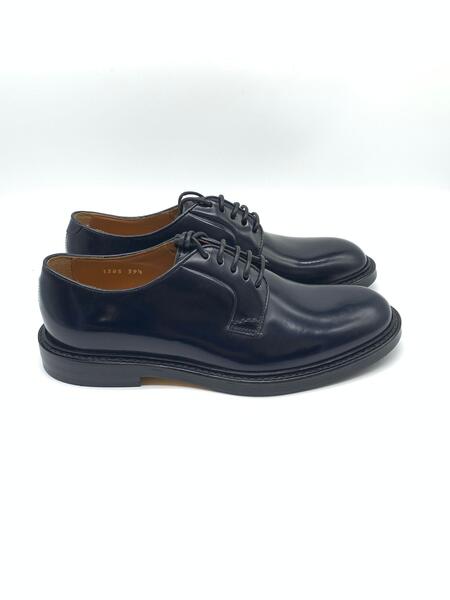 Doucal’s derby stringata in pelle blu tempesta
