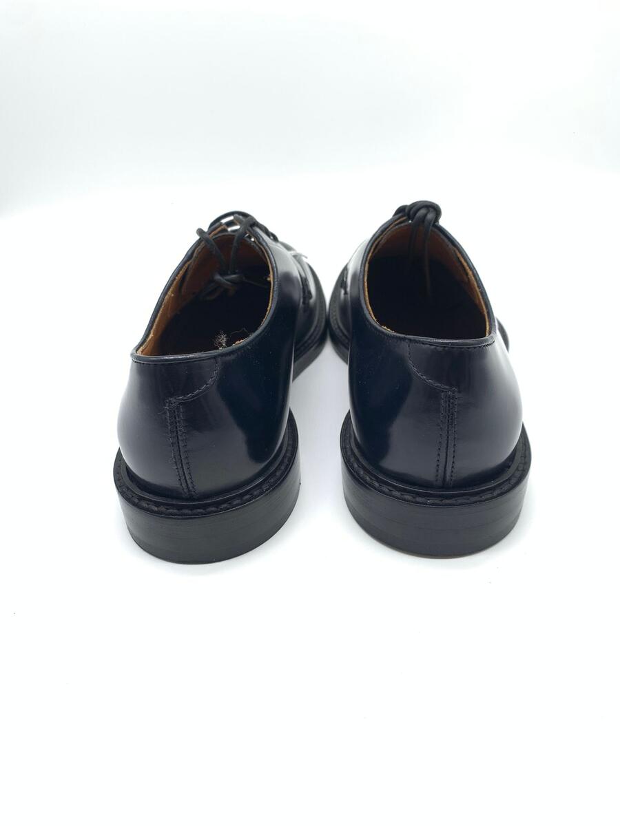 Doucal’s derby stringata in pelle blu tempesta