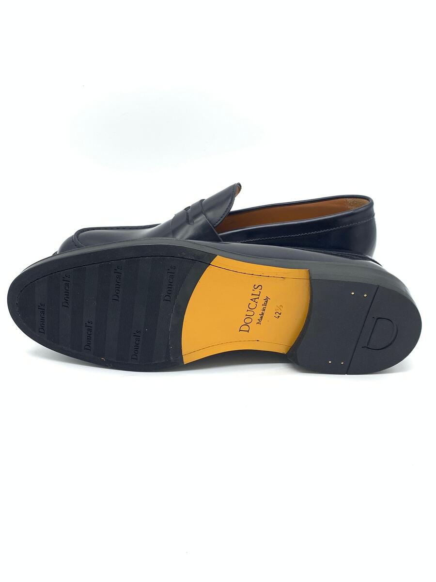 Doucal’s Mocassino classico in pelle blu tempesta