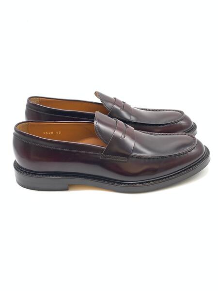 Doucal’s Mocassino classico in pelle Burgundy