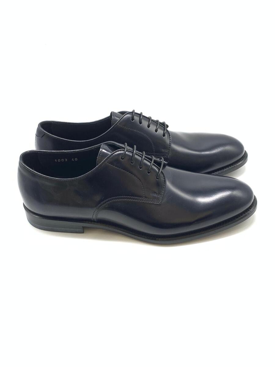 Doucal’s Derby stringata in pelle Tempesta blu