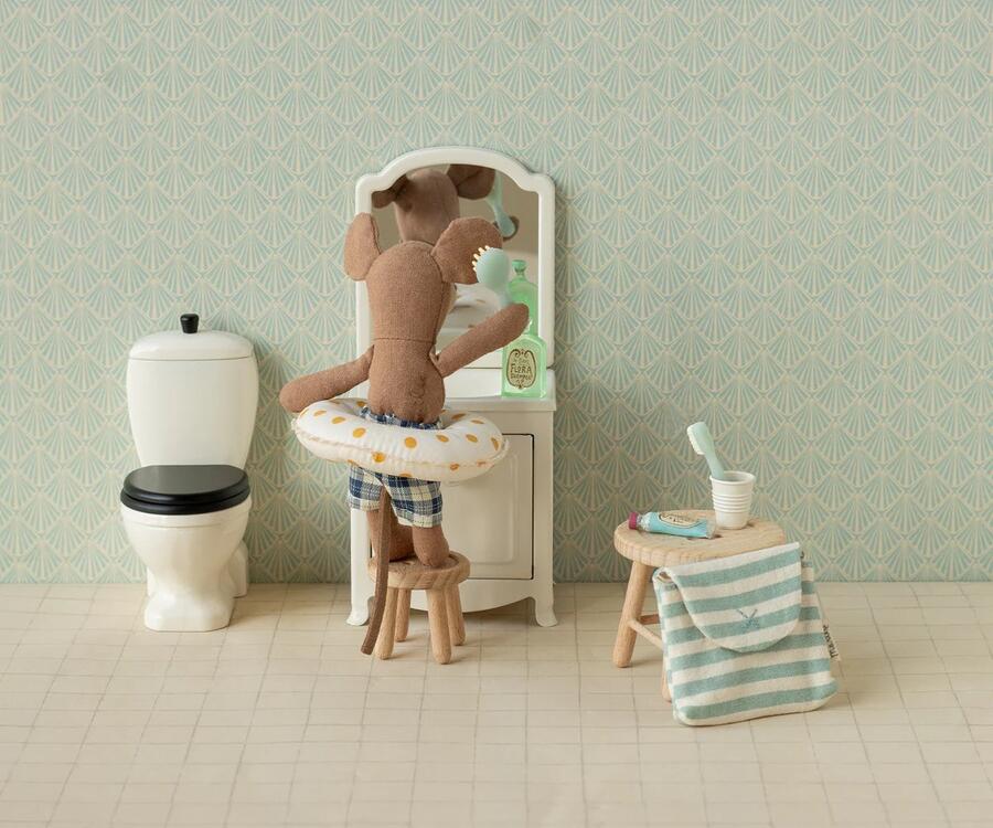 Set accessori bagno con borsa