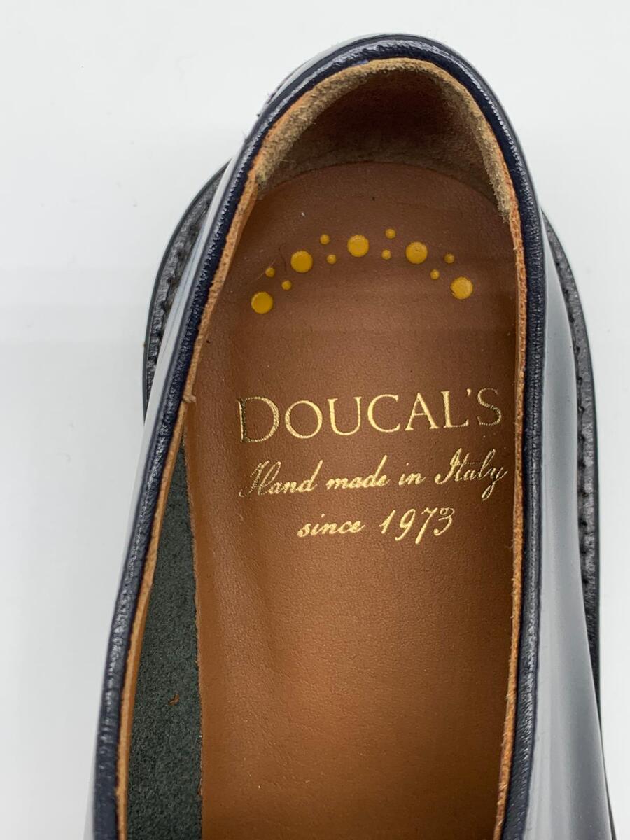 Doucal’s Derby stringata in pelle Horse Goose (blu)