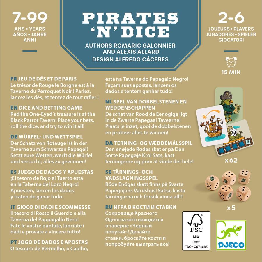 Pirates'n dice