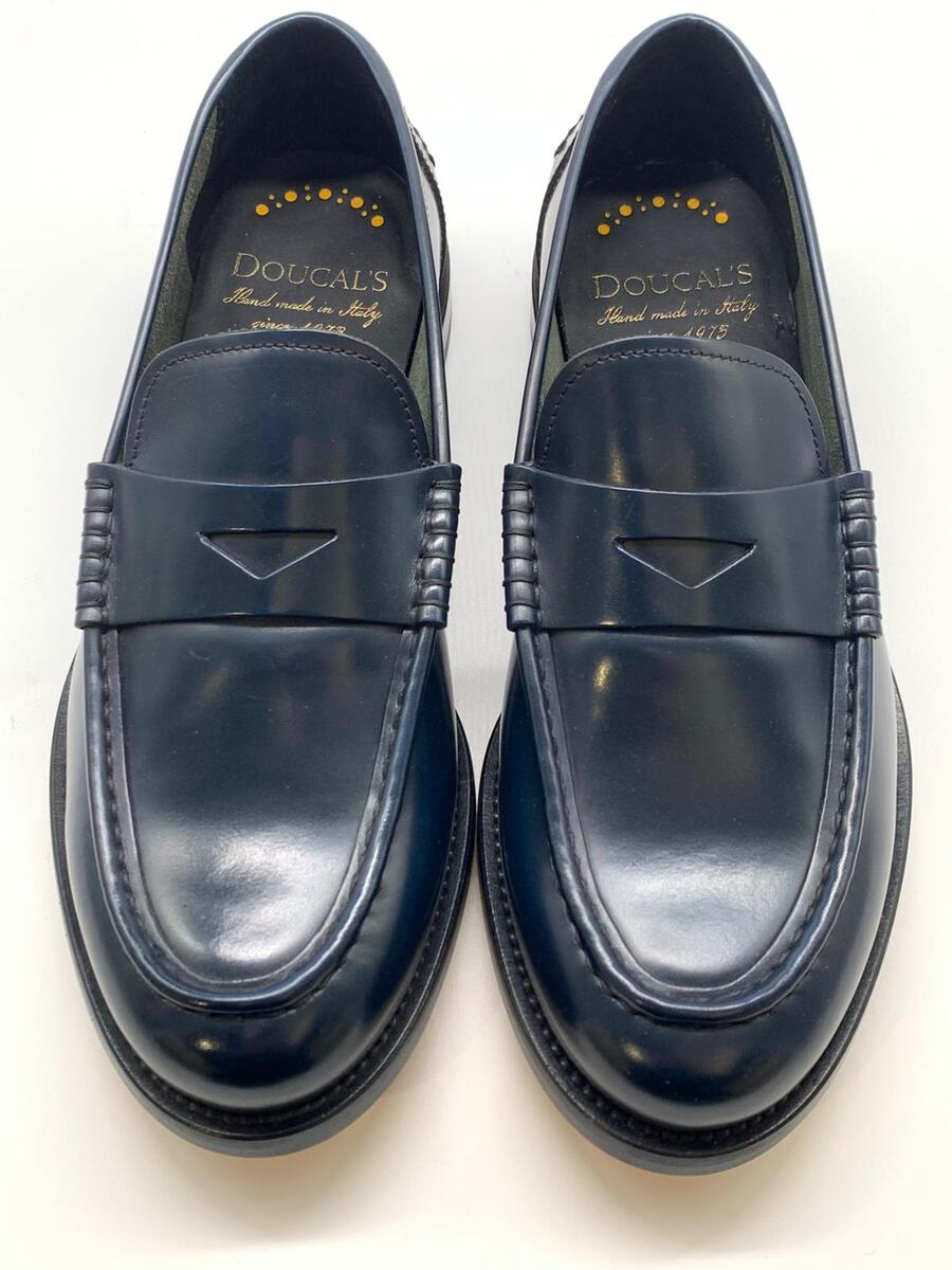 Doucal’s  Mocassino Horse Goose (Blu notte spazzolato)