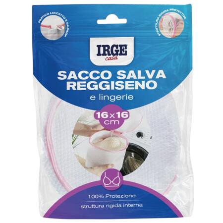 IRGE SACCO SALVA REGGISENO 16X16 CM (Confezione da 12 pezzi) 