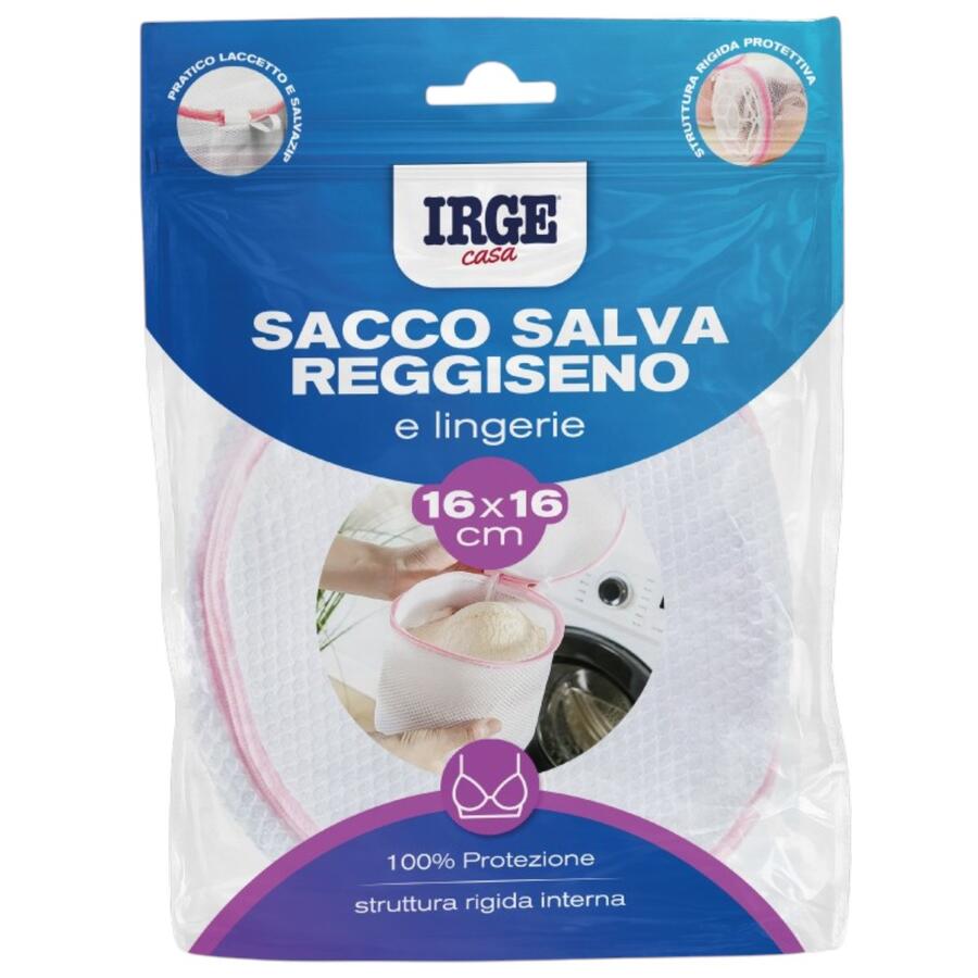 IRGE SACCO SALVA REGGISENO 16X16 CM (Confezione da 12 pezzi) 