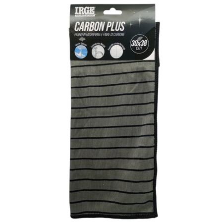 IRGE PANNO MICROFIBRA AL CARBONE 30X38 CM (Confezione da 10 pezzi) 