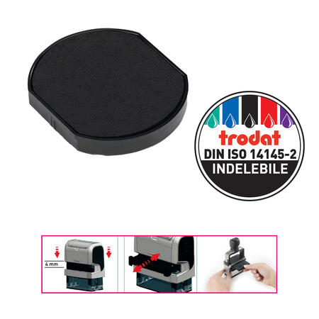 Tampone Ricambio per Timbro Autoinchiostrante TRODAT 46040 - conf. 2 pz
