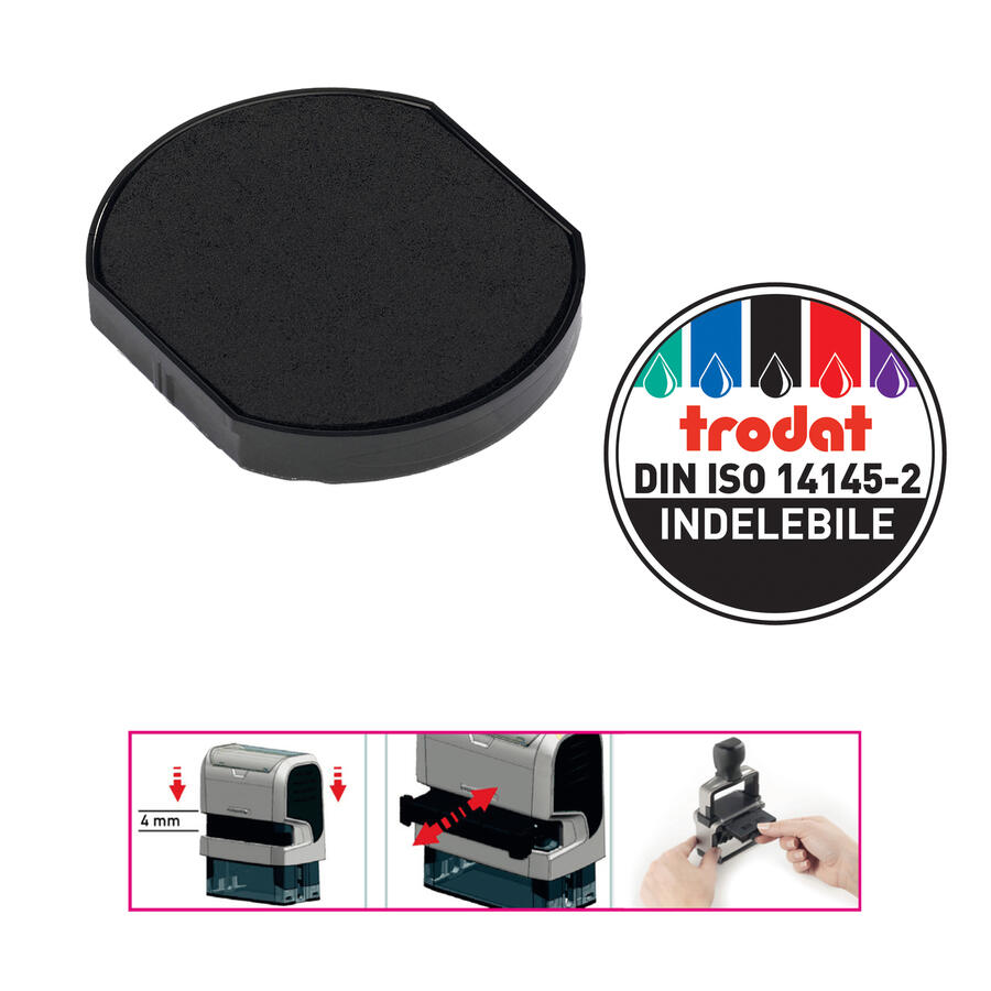 Tampone Ricambio per Timbro Autoinchiostrante TRODAT 46040 - conf. 2 pz