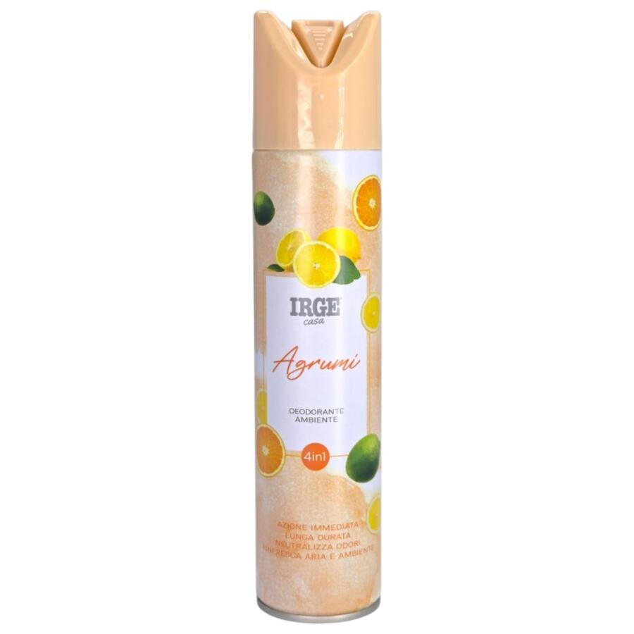 IRGE DEODORANTE AMBIENTE 300 ML AGRUMI (Confezione da 12 pezzi) 