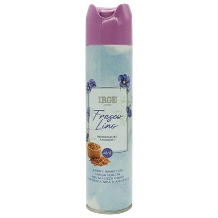IRGE DEODORANTE AMBIENTE 300 ML FRESCO LINO (Confezione da 12 pezzi) 
