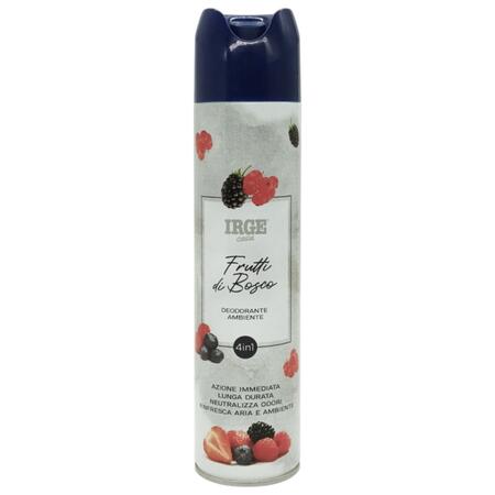 IRGE DEODORANTE AMBIENTE 300 ML FRUTTI DI BOSCO (Confezione da 12 pezzi) 