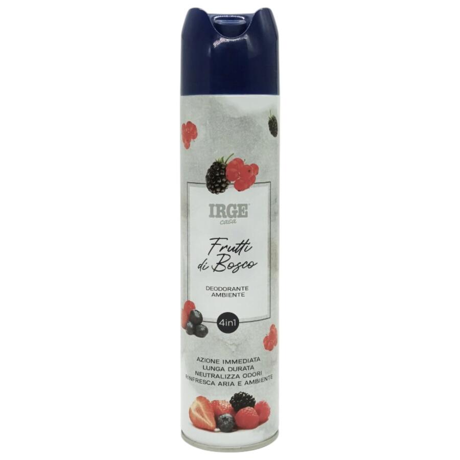 IRGE DEODORANTE AMBIENTE 300 ML FRUTTI DI BOSCO (Confezione da 12 pezzi) 