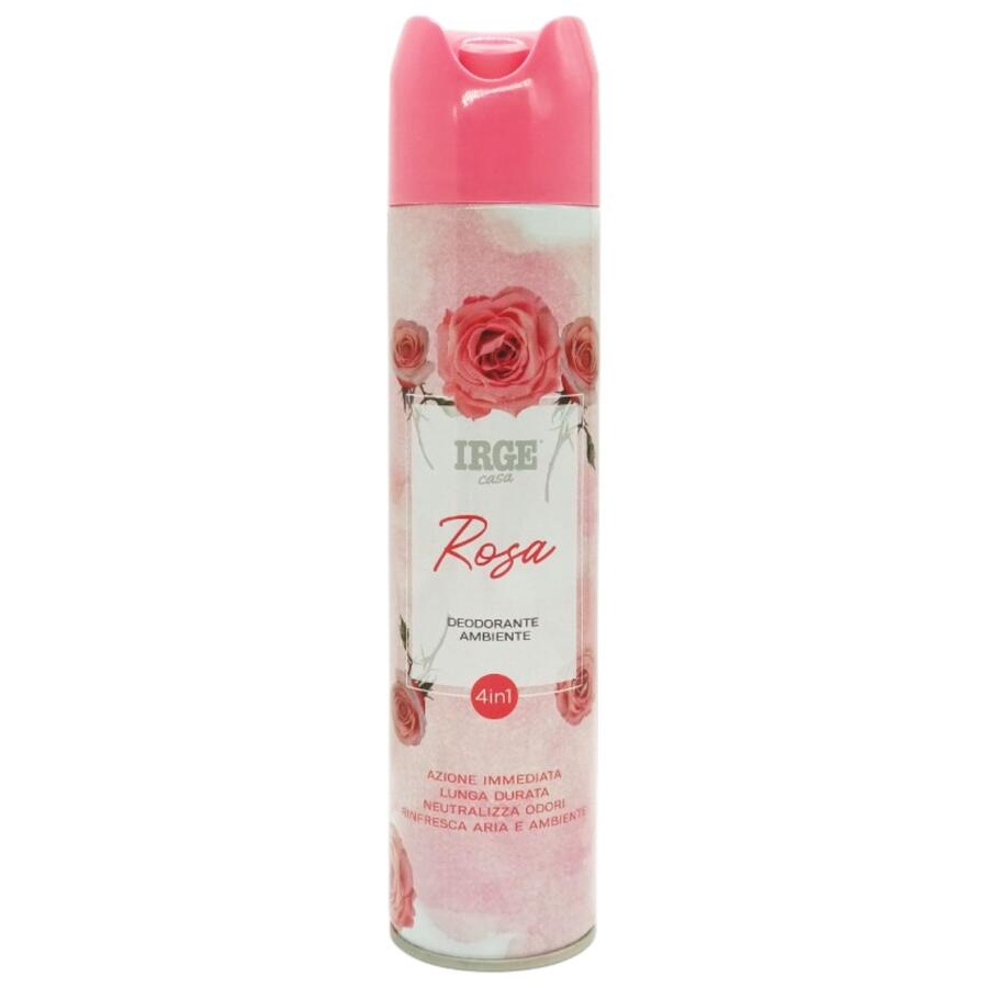 IRGE DEODORANTE AMBIENTE 300 ML ROSA (Confezione da 12 pezzi) 
