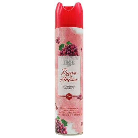 IRGE DEODORANTE AMBIENTE 300 ML ROSA ANTICO (Confezione da 12 pezzi) 