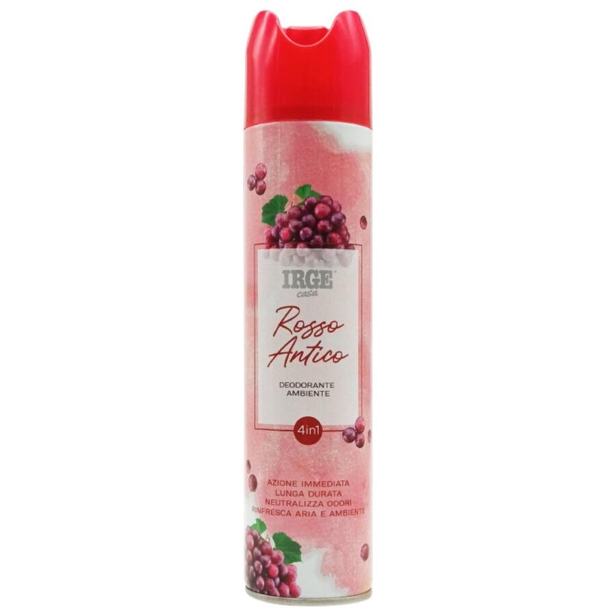 IRGE DEODORANTE AMBIENTE 300 ML ROSA ANTICO (Confezione da 12 pezzi) 