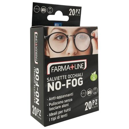 IRGE FARMALINE SALVIETTE PULISCI OCCHIALI 20 PEZZI (Confezione da 12 pezzi) 