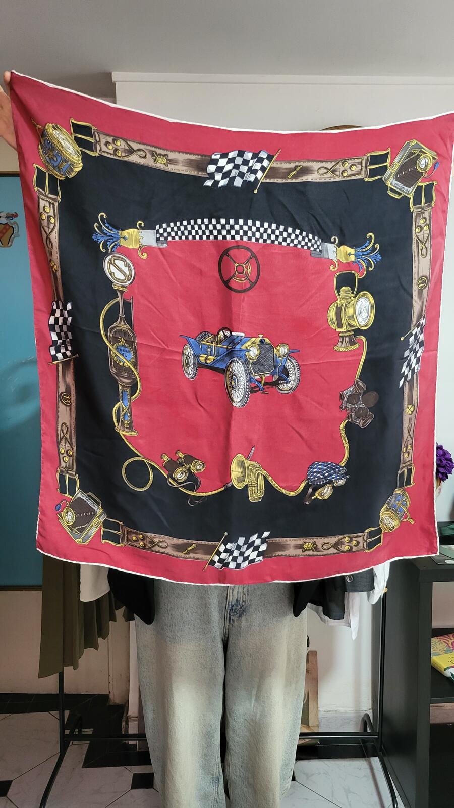 Foulard Automobile Epoca 