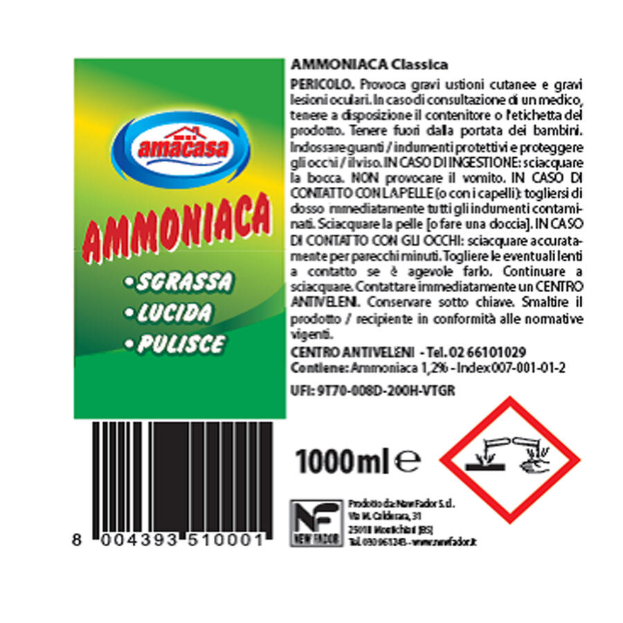 Ammoniaca Classica 1000 ml AMACASA