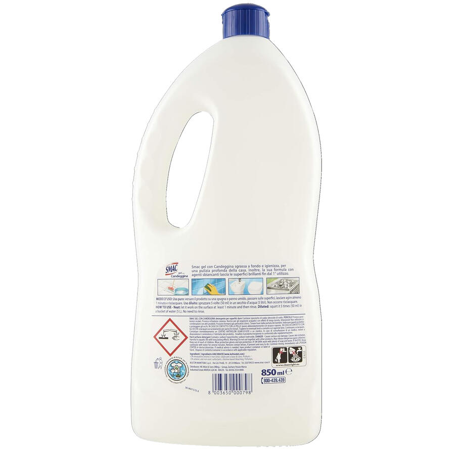 Candeggina GEL 850 ml SMAC