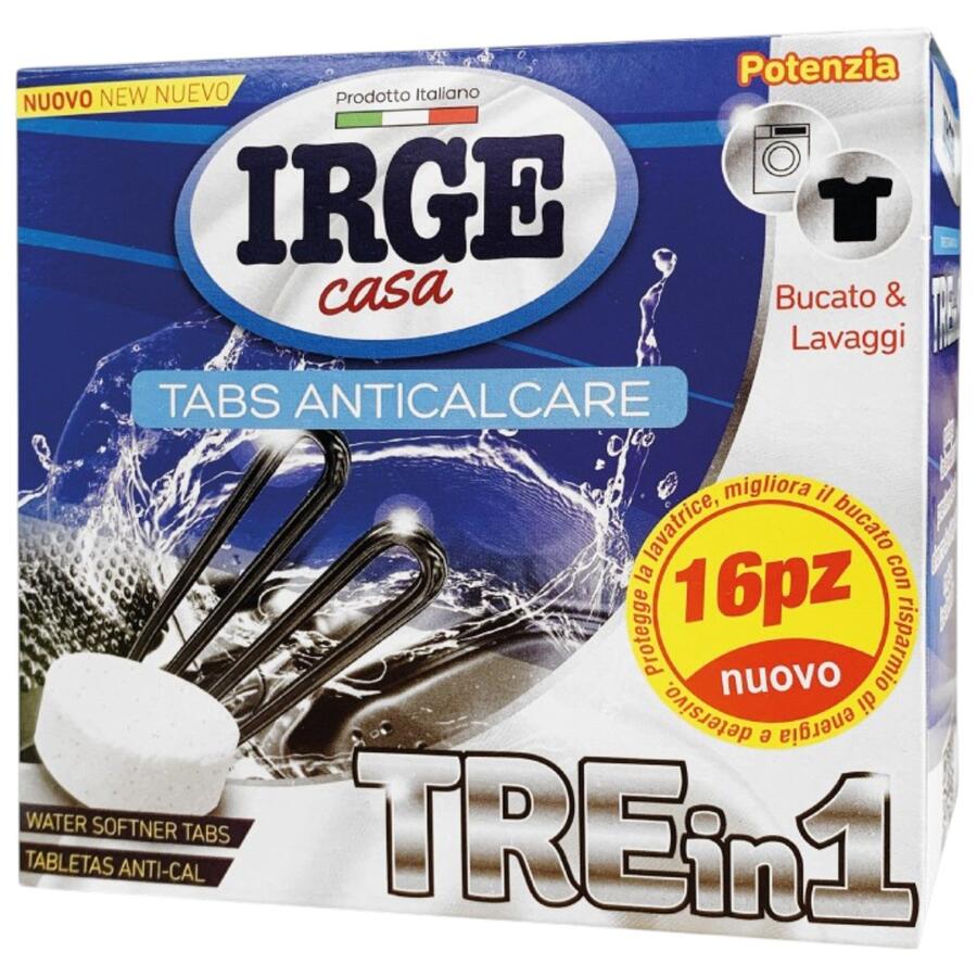 IRGE TABS ANTICALCARE 16 PEZZI (Confezione da 8 pezzi) 