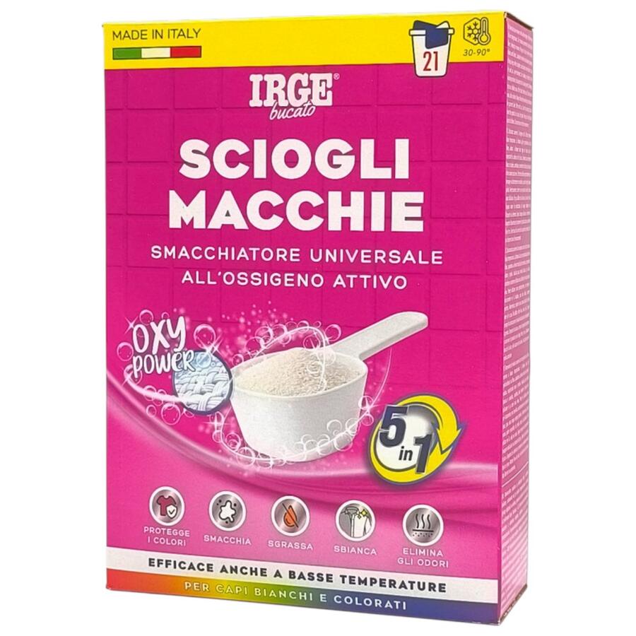 IRGE SCIOGLI MACCHIE IN POLVERE 750 GR (Confezione da 6 pezzi) 