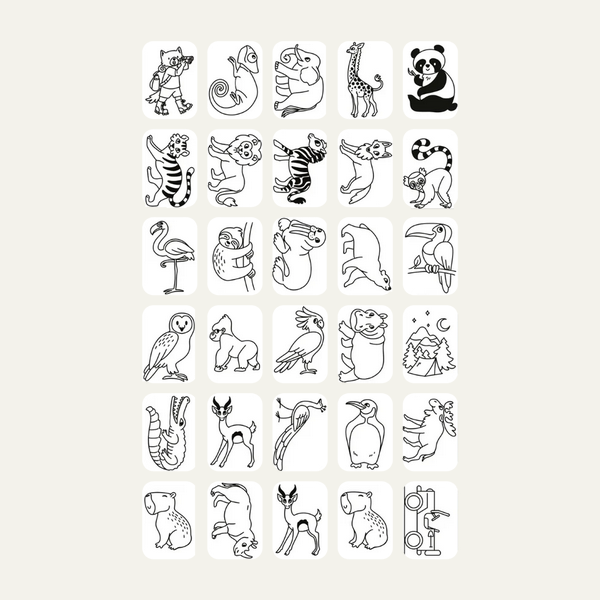 Kidydraw Mini - Animali 