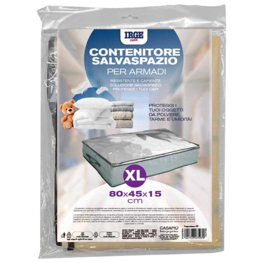 IRGE CONTENITORE SALVASPAZIO 80X45X15 CM (Confezione da 12 pezzi) 