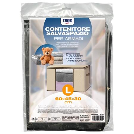 IRGE CONTENITORE SALVASPAZIO 60X45X30 CM (Confezione da 12 pezzi) 