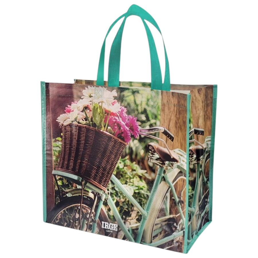 IRGE SHOPPING BAG FIORI 43X15X37 CM (Confezione da 12 pezzi) 