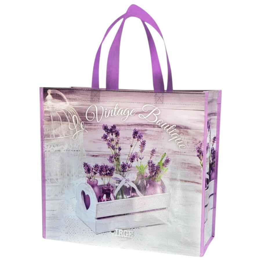 IRGE SHOPPING BAG VINTAGE 43X15X37 CM (Confezione da 12 pezzi) 