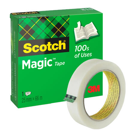 Nastro Adesivo Invisibile Permanente MAGIC 810 25mm X 66mt SCOTCH