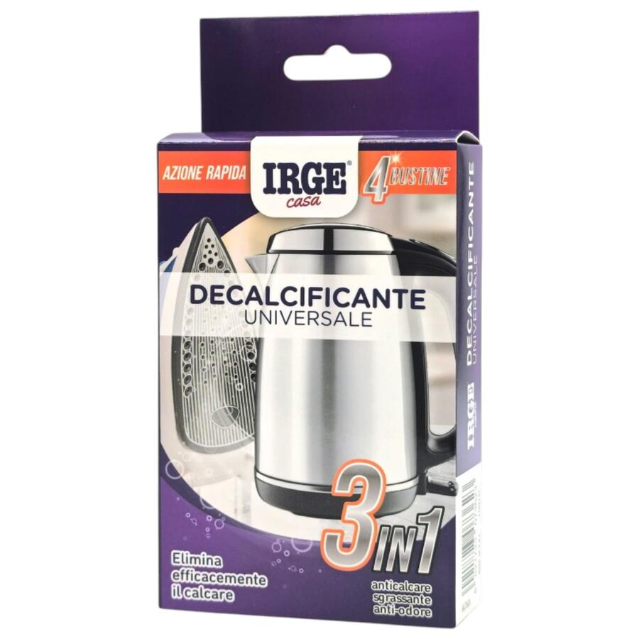 IRGE DECALCIFICANTE UNIVERSALE 3 IN 1 4 BUSTINE DA 20 ML (Confezione da 6 pezzi) 