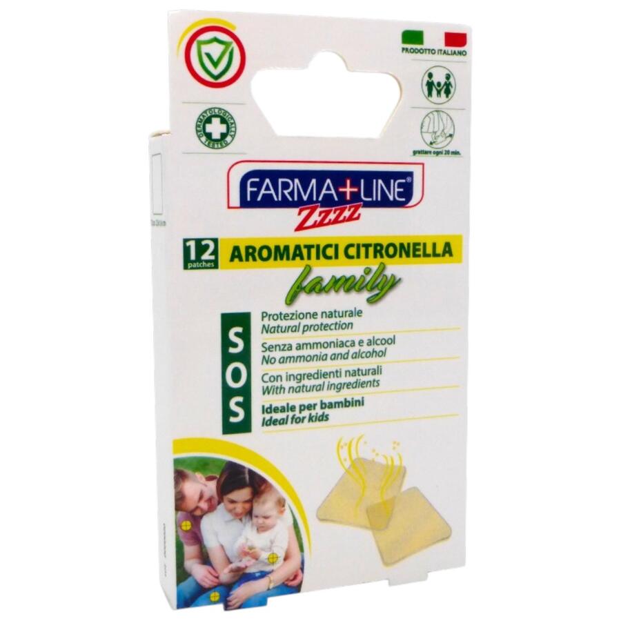 IRGE FARMALINE 12 CEROTTI ALLA CITRONELLA (Confezione da 12 pezzi) 