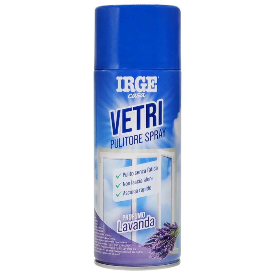IRGE PULITORE VETRI SPRAY LAVANDA 400 ML (Confezione da 12 pezzi) 
