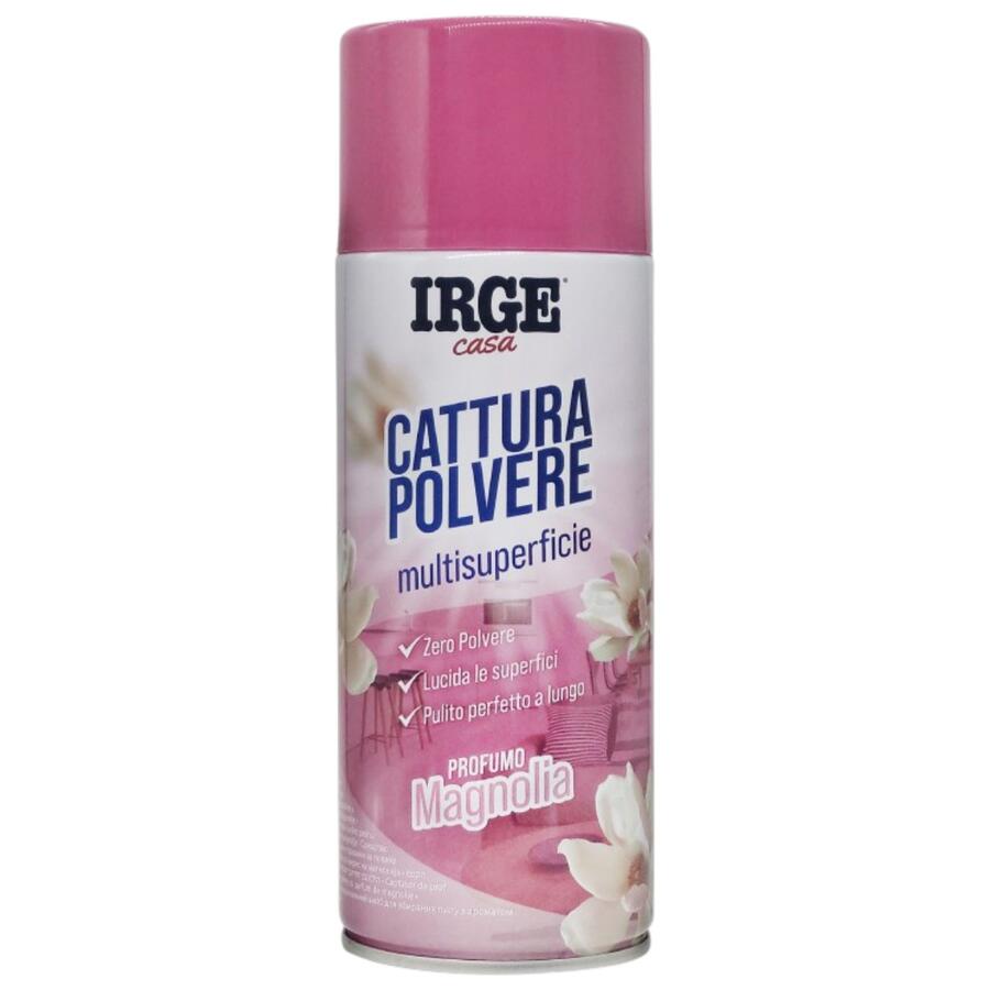 IRGE SPRAY CATTURA POLVERE MULTISUPERFICI MAGNOLIA 400 ML (Confezione da 12 pezzi) 